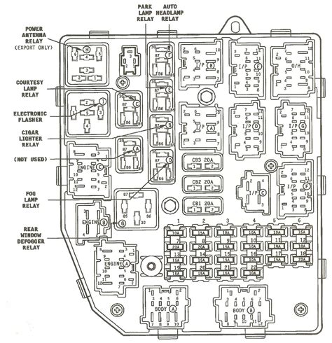 1996 jeep grand cherokee junction box|Genuine 1996 Jeep Grand Cherokee Fuse Box .